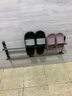 QUEENJOY免打孔可折疊拖鞋架免打孔浴室門(mén)后鞋架墻上衛生間多層鞋子收納架 槍灰-雙層拖鞋架70cm【可折疊】 曬單實(shí)拍圖