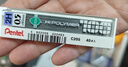 派通（Pentel ）0.3mm自動(dòng)鉛芯 不易折斷順滑清晰活動(dòng)鉛芯 C273 2B/2管（共30支） 曬單實(shí)拍圖