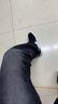 頂峰保羅（Dingfengbaoluo）美式牛仔褲男秋季高街直筒寬松潮牌男生闊腿長(cháng)褲DFS05黑灰L 曬單實(shí)拍圖