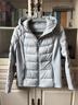 美力城羽絨服女輕薄排骨鵝絨羽絨服內膽貼身女短款外套女士106 灰色 M 曬單實(shí)拍圖