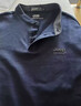 JEEP SPIRIT吉普長(cháng)袖T恤男士立領(lǐng)polo衫春秋季純疆打底衫寬松商務(wù)休閑上衣服 寶藍色 XL 建議體重 155斤左右 曬單實(shí)拍圖