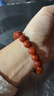 南紅瑪瑙手鏈龍鱗鳳血手串單圈飾品男女同款禮物老礦凈化心靈冰裂 手鏈珠徑【10mm】 曬單實(shí)拍圖