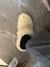 CROCS卡駱馳貝雅暖絨洞洞鞋女暖棉男棉鞋外穿拖鞋|206633 冬日白-11S(建議買(mǎi)大一碼) 36 /37(220mm) 曬單實(shí)拍圖