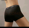 Calvin Klein內衣【新年禮物】男士三條裝提花ck低腰輕薄細滑防夾臀平角內褲男 PSB-太空黑/冰島藍/丁香灰 3條 M 曬單實(shí)拍圖