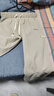 Homlean休閑褲男純棉直筒加絨保暖冬季寬松闊腿褲子男潮流HZ27JR卡其XL 曬單實(shí)拍圖