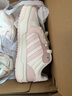 adidas ENTRAP美式校園風(fēng)運動(dòng)少年感復古籃球風(fēng)板鞋男女阿迪達斯   白色/粉色   36 曬單實(shí)拍圖