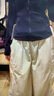 優(yōu)衣庫女裝保暖休閑長(cháng)褲/休閑褲褲子25秋冬新款479402 30 淺米色 S /155/64A 曬單實(shí)拍圖