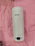 美的（Midea）便攜式電熱水杯 電熱水壺 保溫燒水杯 350ml迷你便攜式旅行出差 智能恒溫加熱杯 316L不銹鋼無(wú)異味 0.35L 【精準控溫】MK-DB35X22 曬單實(shí)拍圖