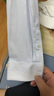漢尼（HANY）【200支成衣免燙】法式襯衫男長(cháng)袖商務(wù)高級袖扣男士西裝袖口襯衣 薩邁拉提花白 【200支成衣免燙-意式溫莎領(lǐng)】 47 曬單實(shí)拍圖