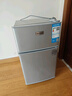 日普（RIPU）小冰箱迷你小型雙門(mén)家用一級能效宿舍出租房辦公室節能省電冷藏冷凍電冰箱 【年銷(xiāo)百萬(wàn)】48升銀色【3天不到1度電】 曬單實(shí)拍圖
