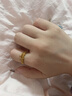 中國黃金（CHINA GOLD）黃金皇冠戒指女款足金時(shí)尚百搭指環(huán)手飾圣誕節生日禮物送女友老婆 皇冠戒指  圈號12  約1g 曬單實(shí)拍圖