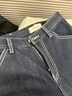 KEIGAN開(kāi)間秋冬新款神褲 長(cháng)絨棉萊賽爾加絨直筒七分牛仔褲女時(shí)髦寬松 VTG原牛藍 S 34 （預訂20天發(fā)） 曬單實(shí)拍圖