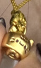 石光年輪黃金躲貓貓招財金喵足金999吊墜招財貓編繩項鏈節日送女友禮物 足金躲喵喵·招財金喵+送編繩 曬單實(shí)拍圖
