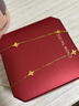 周大福ING四芒星足金黃金足金黃金項鏈(工費380)40cm 約4.25g F235686 曬單實(shí)拍圖