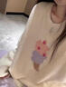 梵昇昱半邊絨睡衣女加絨加厚保暖甜美家居服套裝兩件套冬季長(cháng)袖加絨睡袍 甜筒兩件套 M 曬單實(shí)拍圖