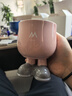 M STAND潮玩陶瓷咖啡杯500ml大腳杯ins風(fēng)創(chuàng  )意原創(chuàng  )設計咖啡杯卡通周邊 灰粉色 曬單實(shí)拍圖