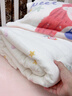 MOEDOOBIE暖糯兒童被套牛奶絨加絨加厚保暖秋冬寶寶幼兒入園被罩三件套 皇冠美人魚(yú)【加厚牛奶絨】 幼兒園床：120×150被套+60×135墊子套+30×50枕套 曬單實(shí)拍圖