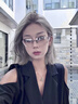 鹿珊伍墨鏡女 歐美復古太陽(yáng)眼鏡Y2K千禧辣妹高級感無(wú)框鑲鉆拍照造型小眾 歐美Y2K墨鏡【白框水銀片】 曬單實(shí)拍圖