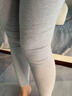 鴨鴨高腰純棉女士保暖褲大碼2025秋季新款打底褲線(xiàn)褲女款棉毛褲冬 優(yōu)雅黑+奶白. 【高腰暖腹純棉 輕柔抗菌】 3XL 【推薦：165-175cm  145-160斤】 曬單實(shí)拍圖
