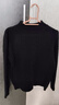恒源祥品牌羊毛衫女2024秋冬加厚短款套頭毛衣寬松大i碼內搭打底衫 1309黑色 M 建議95-108斤 曬單實(shí)拍圖