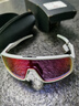 OAKLEYSutro 蘇特羅 9406A 戶(hù)外山地車(chē)公路車(chē)騎行運動(dòng)眼鏡太陽(yáng)護目鏡 磨砂白框 譜銳智公路鏡片 曬單實(shí)拍圖