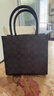 蔻馳女包包奢侈品大牌托特斜挎包手提琴譜包 胡桃木色配黑色CBQ34IMXAQ 曬單實(shí)拍圖