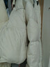 雪中飛25春新款鵝絨女羽絨服連帽加厚抗寒保暖韓版潮流泡芙短外套 米白|8011 XS /155/80A 曬單實(shí)拍圖