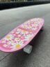 鴻星爾克陸地沖浪板大魚(yú)板初學(xué)者兒童滑板四輪男女成人專(zhuān)業(yè)免蹬路沖板  粉雛菊【專(zhuān)業(yè)S7彈簧支架】31寸 曬單實(shí)拍圖