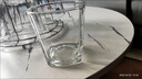 筏芯雞尾酒杯【破損包賠】玻璃水杯子家用啤酒杯無(wú)色透明喝水杯耐高溫 八角杯【6只+杯架】矮款 曬單實(shí)拍圖