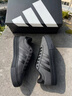 adidas DAILY 4.0復古百搭休閑帆布鞋男女阿迪達斯官方輕運動(dòng) 黑色/碳黑   41 曬單實(shí)拍圖