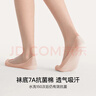 ubras無(wú)痕隱形防滑超淺口船襪透氣抗菌襪子女防掉跟（3雙裝） 淺口-藍+綠+粉+紫+黃 5雙 均碼 曬單實(shí)拍圖
