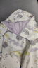 babycare初生嬰兒秋冬夾棉抱被調溫產(chǎn)房新生兒包被-莫利亞淺灰紫-90*90cm 曬單實(shí)拍圖