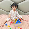 童木星顏色形狀分類(lèi)盒蒙氏早教玩具配對積木兒童玩具1-3歲女孩生日禮物 蒙氏形狀顏色分類(lèi)盒 曬單實(shí)拍圖