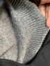 初申秋冬全羊毛衫女半高領(lǐng)經(jīng)典百搭保暖毛衣打底衫S54Y087 淺灰色 XL 曬單實(shí)拍圖