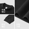 森馬（Semir）長(cháng)袖T恤男士半高領(lǐng)打底衫純色內搭2025冬季新款上衣基礎百搭 黑色90001 L 曬單實(shí)拍圖