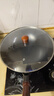 金存章丘炒鍋鐵鍋無(wú)涂層家用炒菜鍋圓底不易粘老式鍛打熟鐵鍋已開(kāi)鍋 曬單實(shí)拍圖