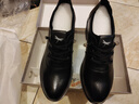 紅蜻蜓女鞋小皮鞋秋季牛皮透氣單鞋女士百搭軟底工作鞋WTB352111黑色38 曬單實(shí)拍圖
