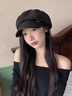 MMOPTOP日系復古文藝風(fēng)貝雷帽女休閑百搭氣質(zhì)顯臉小畫(huà)家八角云朵帽子 曬單實(shí)拍圖