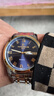 上海手表男全自動(dòng)機械表防水夜光男式表十大 上海金邊藍底男款+精準走時(shí)+高清夜 曬單實(shí)拍圖