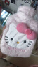 京川旭hello kitty熱水袋暖水袋注水可愛(ài)貓暖手袋送閨蜜女朋友生日禮物 【粉KT貓】立體款 500ml/外套可拆卸 曬單實(shí)拍圖