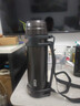 希樂(lè )（cille）希樂(lè )保溫杯男超大容量不銹鋼保溫壺家用暖水瓶便攜戶(hù) 黑色 2.2L 曬單實(shí)拍圖
