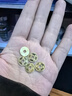 中銀鑫行黃金吊墜足金999五帝幣手鏈轉運珠金錢(qián)幣DIY編繩手串手繩 嘉慶通寶（克重多退少補） 約1g 曬單實(shí)拍圖