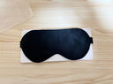 京東京造真絲睡眠眼罩 男女通用眼罩睡眠遮光睡覺(jué)兒童眼罩睡眠神器 黑色 曬單實(shí)拍圖