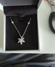 Fanci范琦楓葉項鏈女銀鎖骨鏈生日紀念日禮物送女友 白色 曬單實(shí)拍圖
