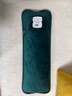 skingcond長(cháng)條暖水袋頸椎專(zhuān)用熱水袋枕頭熱敷脖子暖肚子暖被窩充電防爆 復古綠大長(cháng)枕形水晶絨丨國標防 曬單實(shí)拍圖