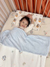 MOEDOOBIE暖糯兒童被套牛奶絨加絨加厚保暖秋冬寶寶幼兒入園被罩三件套 企鵝小畫(huà)家【加厚牛奶絨】 120*150單被套 曬單實(shí)拍圖
