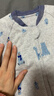 良良嬰兒睡袋秋冬四季通用款防踢被兒童分腿睡袋 厚夾棉-笑笑藍（適合0-15℃） L（建議身高85-95cm） 曬單實(shí)拍圖