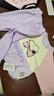 史努比（SNOOPY）童裝女童套裝兒童衛衣衛褲兩件套小童寶寶衣服秋 三色套裝夢(mèng)幻紫 曬單實(shí)拍圖