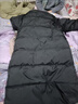 羅蒙（ROMON）長(cháng)款羽絨服男2025年新款超長(cháng)款過(guò)膝情侶裝冬季寬松大碼青年外套女 男款黑色 保暖 M 105-120斤】 曬單實(shí)拍圖