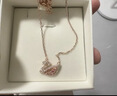 施華洛世奇（SWAROVSKI）Symbolica星星雪花項鏈女吊墜輕奢送女友女 鍍玫瑰金色  5494352 曬單實(shí)拍圖